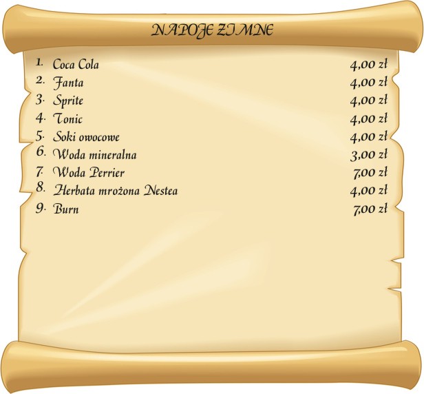 Napoje zimne